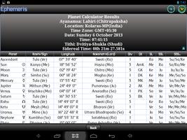 Ephemeris, Astrology Software تصوير الشاشة 3