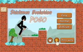 Stickman Evolution Pogo Affiche