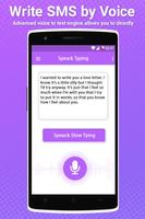 Write SMS by Voice : Voice Text Messages capture d'écran 2