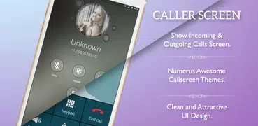 i Caller Screen OS10 Style