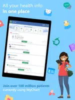 برنامه‌نما MyChart عکس از صفحه