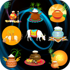 Pongal Stickers For Whatsapp - WAStickerApps icône