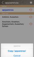 German Italian Dictionary 스크린샷 2