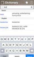 Dutch English Dictionary الملصق
