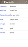 Finnish English Dictionary Screenshot 3