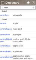 Finnish English Dictionary पोस्टर