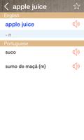 Portuguese English Dictionary capture d'écran 1