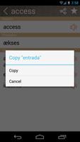 Spanish English Dictionary Screenshot 2