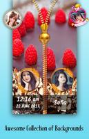 Cake Zipper Lock Screen পোস্টার