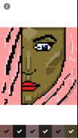 Color By Number Pixel Art Sandbox Coloring Pages screenshot 2
