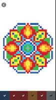 Color By Number Pixel Art Sandbox Coloring Pages screenshot 3