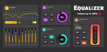 Equalizer, Volume Bass Booster