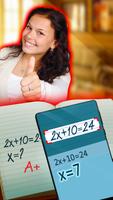 Calculateur d'équations: aide aux devoirs Affiche