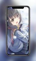 Top anime girl live wallpapers captura de pantalla 2