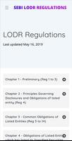 SEBI LODR Regulations App تصوير الشاشة 1