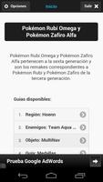 Guías Pokemon RO/ZA Cartaz