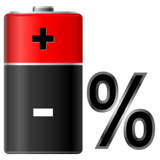 Schwebende Batterieprozentsatz