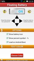 Floating Battery Percentage % screenshot 1