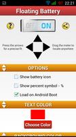 Floating Battery Percentage % screenshot 2