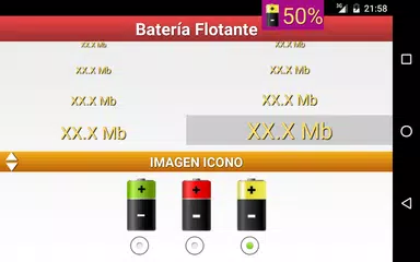 Descargar APK de Batería Flotante Porcentaje %