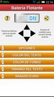Batería Flotante Porcentaje % Poster