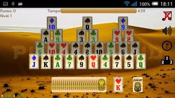 Piramidroid. Pyramid Solitaire. Card game 포스터