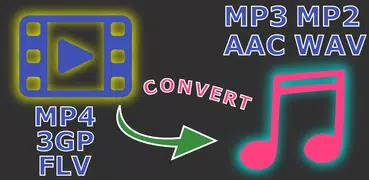 Video to mp3, mp2, aac or wav.
