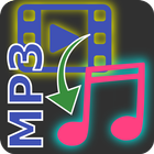 Video to mp3, mp2, aac or wav. simgesi