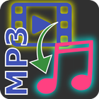 Video to mp3, mp2, aac or wav.-icoon
