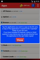 برنامه‌نما Apk To SD card عکس از صفحه