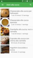 2 Schermata Dolci alla zucca ricette di cucina gratis.