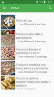 Picnic ricette di cucina gratis in italiano. تصوير الشاشة 2