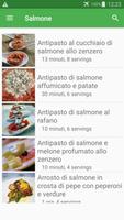 Salmone ricette di cucina gratis in italiano. Affiche