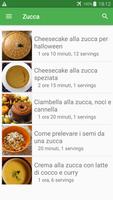 Zucca ricette di cucina gratis in italiano offline screenshot 2