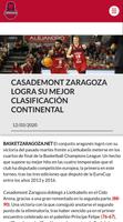 Basket Zaragoza capture d'écran 2