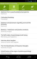 Simple Positive Psychology syot layar 1