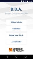 BOA. Boletín Oficial de Aragón ポスター