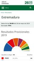 Elecciones Extremadura 2019 تصوير الشاشة 1