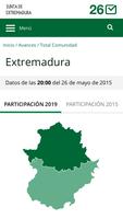 Elecciones Extremadura 2019 تصوير الشاشة 2