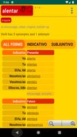 برنامه‌نما Spanish verbs conjugator عکس از صفحه