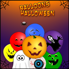 Balloons Halloween kids Zeichen