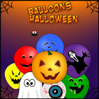 Balloons Halloween kids-icoon