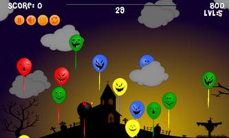 Halloween balloons: game kids free screenshot 1