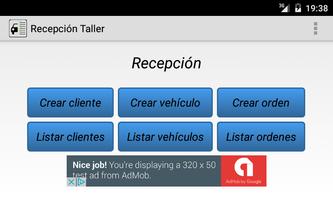 Recepción Taller 截圖 1