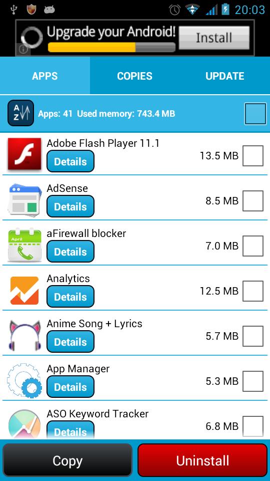 Android Backup Manager.