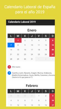 Calendario Laboral De Espana 2019 For Android Apk Download