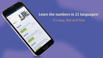 Learn the numbers in French постер
