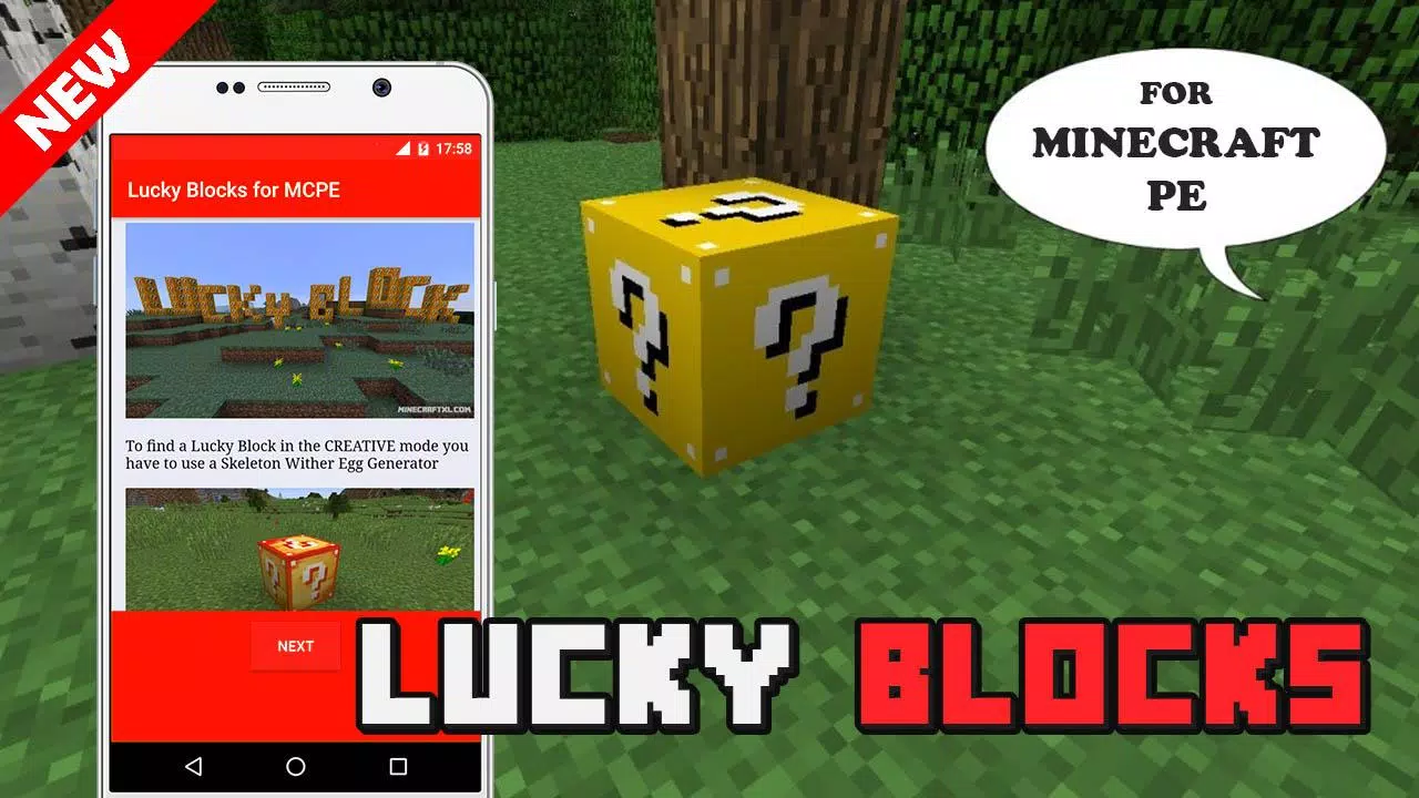 Lucky Block Mod for Minecraft APK