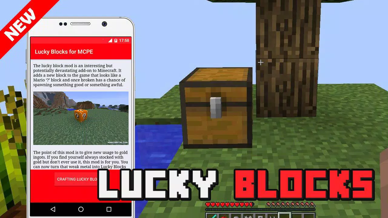 Lucky Block Mod For Minecraft Pe Apk For Android Download