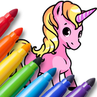 Unicorn coloring アイコン